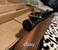 1940's BENJAMIN 317 AIR RIFLE Brown Box/Black Nickel Finish RARE FIND / EXC COND