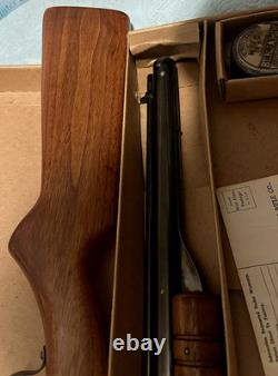 1940's BENJAMIN 317 AIR RIFLE Brown Box/Black Nickel Finish RARE FIND / EXC COND