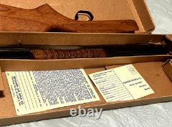 1940's BENJAMIN 317 AIR RIFLE Brown Box/Black Nickel Finish RARE FIND / EXC COND