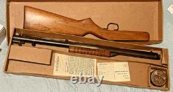 1940's BENJAMIN 317 AIR RIFLE Brown Box/Black Nickel Finish RARE FIND / EXC COND