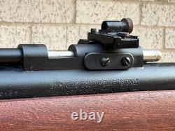 1986 Sheridan Blue Streak 20 Cal Pellet Pump Air Rifle Wood Stock Williams Sight