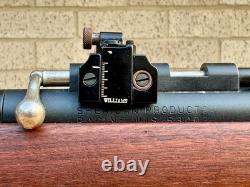 1986 Sheridan Blue Streak 20 Cal Pellet Pump Air Rifle Wood Stock Williams Sight