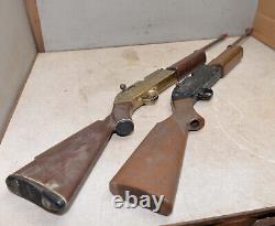 2 Crossman air rifle pellet BB gun 760 Powermaster & 760 XL Gold collectible lot