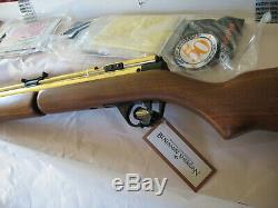 50th Anniversary SHERIDAN GOLD STREAK RIFLE 5mm C9A. 20 cal. RARE Polished Brass