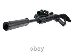 ASG TAC 4.5mm Co2 Powered Pellet/Steel BB Airgun Sniper Rifle with Bipod BLACK