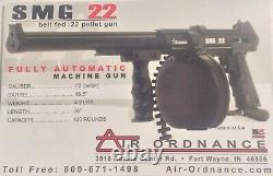 Air Ordnance SMG 22 CO2 Belt Fed Automatic. 22 Submachine Air Gun
