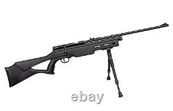 Air Rifle. 22 Cal Bolt Action CO2 Pellet Airgun 500 FPS Black
