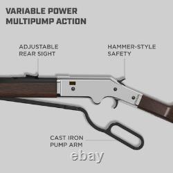 Air Rifle Lever Action. 177 Caliber 600-800 FPS Silver Kit Pump Powered Barra