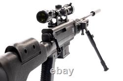 Airgun Sniper Rifle S. 22 Pellet Gun with Scope, Break Barrel Air Rifle, High