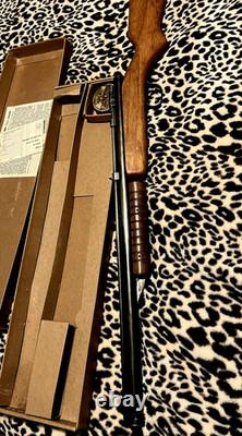 BENJAMIN 317 AIR RIFLE very collectible BROWN BOX no serial # SHINY BLACK FINISH