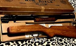 BENJAMIN 317 AIR RIFLE very collectible BROWN BOX no serial # SHINY BLACK FINISH