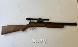 BENJAMIN FRANKLIN Model 347.177 Cal Pump Pellet Rifle WORKING USA Glenfield 4x