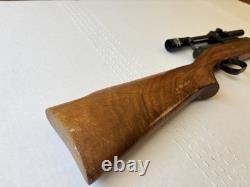 BENJAMIN FRANKLIN Model 347.177 Cal Pump Pellet Rifle WORKING USA Glenfield 4x