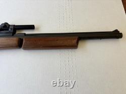 BENJAMIN FRANKLIN Model 347.177 Cal Pump Pellet Rifle WORKING USA Glenfield 4x