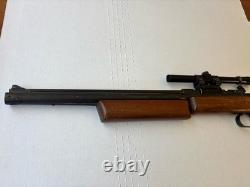 BENJAMIN FRANKLIN Model 347.177 Cal Pump Pellet Rifle WORKING USA Glenfield 4x