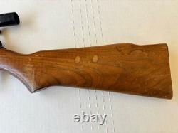 BENJAMIN FRANKLIN Model 347.177 Cal Pump Pellet Rifle WORKING USA Glenfield 4x