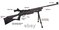 B-Stock Beeman SAG Air Rifle. 177 DIOPTER SIGHTS Thumbhole BLACK AR2078AS-177