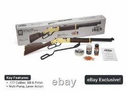 Barra Airguns 1866 Cowboy 0.177 Lever Action BB or Pellet Air Rifle Hunting