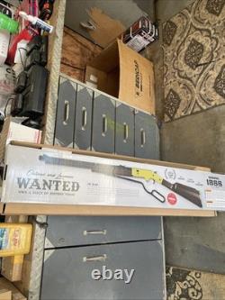 Barra Cowboy Golden BB/Pellet Air Rifle Lever Action. 177 With New Black VISM