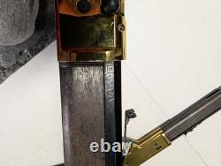 Barra Lever Action Air Rifle Pair. 177 Cal Brown Brass Replica Pellet Guns