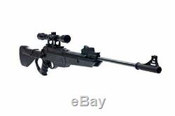 Bear River TPR 1200 Suppressed Hunting Air Rifle 177 Airgun Pellet Gun With Scope
