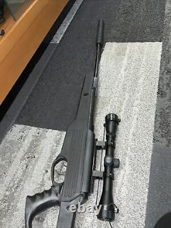 Bear River TPR 1300 Silenced Air Rifle 4x32 Scope Pellet Gun Hunting. 177 Barra