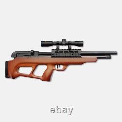 Beeman Commodore. 22 Caliber Pellet PCP Air Rifle Hardwood ambidextrous thumb