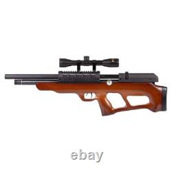 Beeman Commodore. 22 Caliber Pellet PCP Air Rifle Hardwood ambidextrous thumb