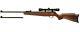 Beeman Grizzly X2.177 &. 22 Dual Caliber Gas Ram Air Rifle 4x32mm Scope Wood