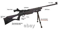 Beeman SAG Air Rifle. 177 Cal. DIOPTER SIGHTS Thumbhole BLACK Stock AR2078AS-177