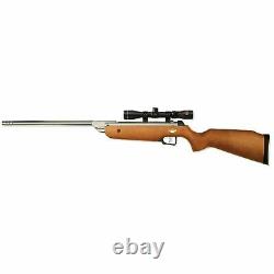 Beeman Sportsman 1048 Air Rifle, 3x9 Scope, Satin Nickel Plated Barrel Ported