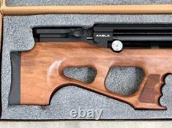 Benjamin Akela PCP Air Rifle 1000 FPS. 22 Pellet, Walnut BPA22W