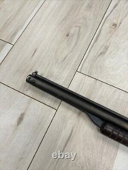 Benjamin Franklin Model 312 Air Rifle. 22 Caliber. Wood Brass-Leaks Air UNTESTED