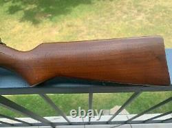 Benjamin Franklin Model 342 Air Rifle Walnut Stock, Super Nice Patina, Vintage