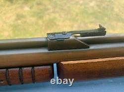 Benjamin Franklin Model 342 Air Rifle Walnut Stock, Super Nice Patina, Vintage