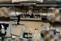 Benjamin Gunnar. 22 caliber PCP Air Rifle with Carbon Bottle, Scope and Bi-pod