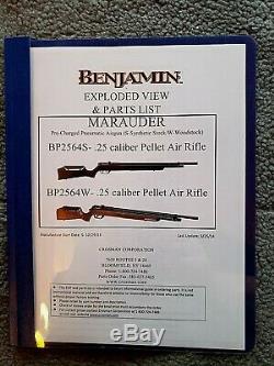 Benjamin Marauder. 25 PCP Air Rifle BP2564S BARGAIN USAF VETERAN OWNED