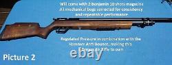 Benjamin Marauder PCP Air Rifle. 22 MROD Regulated Wood Stock