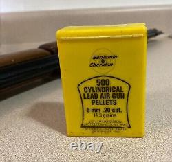 Benjamin Sheridan C9A Series. 20 Cal / 5.0 MM Multi Pump Air Rifle WITH AMMO