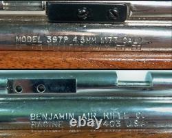 Benjamin'Silver Streak' 397P Air Rifle Chromed Nickel. 177 Tested/Working