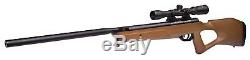 Benjamin Trail Nitro Piston NP2.22 Caliber Wood Stock Air Rifle with SBD Silver