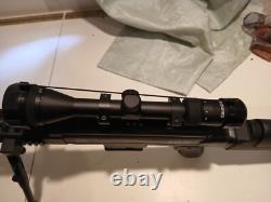 Black Ops. 177 Caliber Pellet Gun Air Rifle Break Barrel Sniper Scope & Bipod