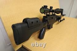 Black Ops Sniper Air Rifle. 177 Break Barrel 4x32 Scope Adjustable Bipod Barra