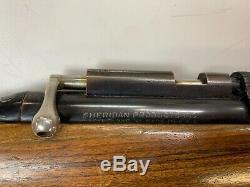 Blue Streak Old Vintage Sheridan Pellet Air Rifle 5mm Cal Thumb Safety Made USA