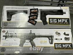 Certified Sig Sauer MPX. 177 Co2 30 Round Air Rifle Black Gun AIR-UD-MPX-177-BLK