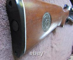 Crosman 75th Anniversary. 22 Pellet Rifle Mint Cond Wood Stock W2200 Magnum