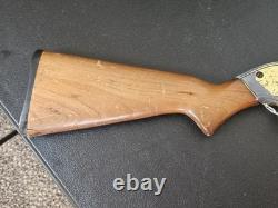 Crosman 761 XL Deluxe Gold Receiver. 177 Pellet BB Air Rifle Wood Stock