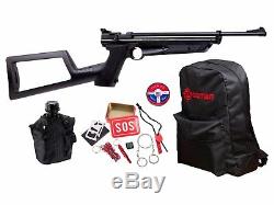 Crosman Doomsday Bug Out air rifle kit 0.22 cal backpack pellets canteen surv