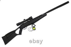 Crosman F4 Nitro. 177 Cal Break Barrel Sound Suppressor Pellet Air Rifle w Scope