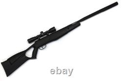 Crosman F4 Nitro. 177 Cal Break Barrel Sound Suppressor Pellet Air Rifle w Scope